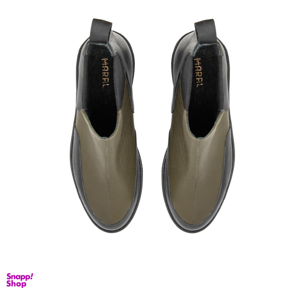 نیم بوت زنانه راینو رنگ مشکی سبز