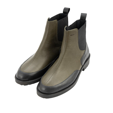 نیم بوت زنانه راینو رنگ مشکی سبز