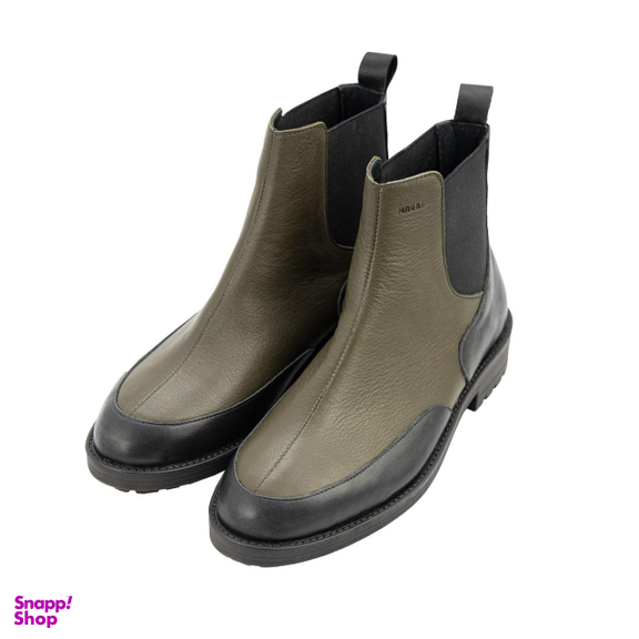 نیم بوت زنانه راینو رنگ مشکی سبز