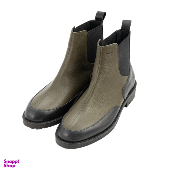 نیم بوت زنانه راینو رنگ مشکی سبز