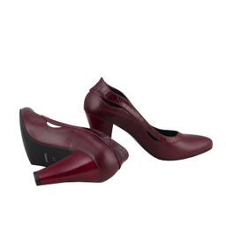 کفش زنانه هیلاری رنگ زرشکی