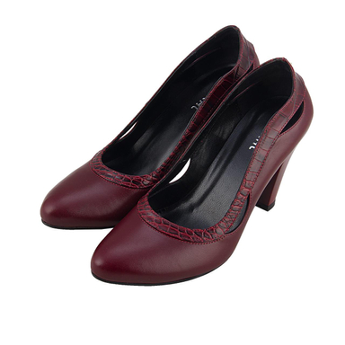 کفش زنانه هیلاری رنگ زرشکی