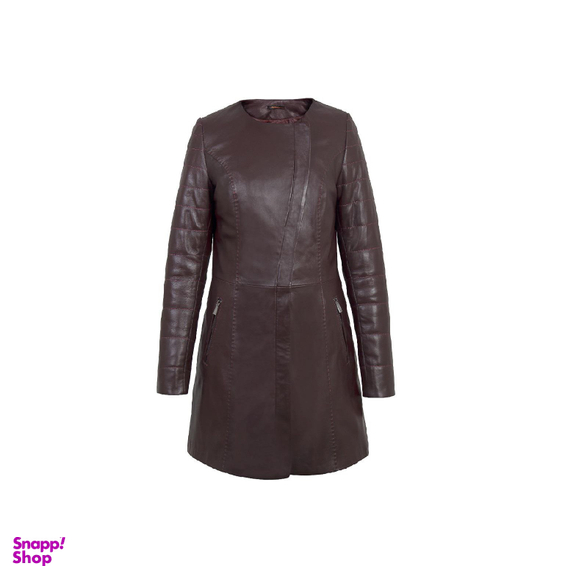 پالتو زنانه گیلدا رنگ زرشکی