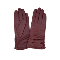 دستکش زنانه شایلین رنگ زرشکی