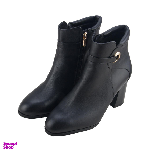 نیم بوت زنانه سانتورینی رنگ مشکی