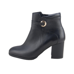 نیم بوت زنانه سانتورینی رنگ مشکی