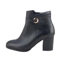 نیم بوت زنانه سانتورینی رنگ مشکی