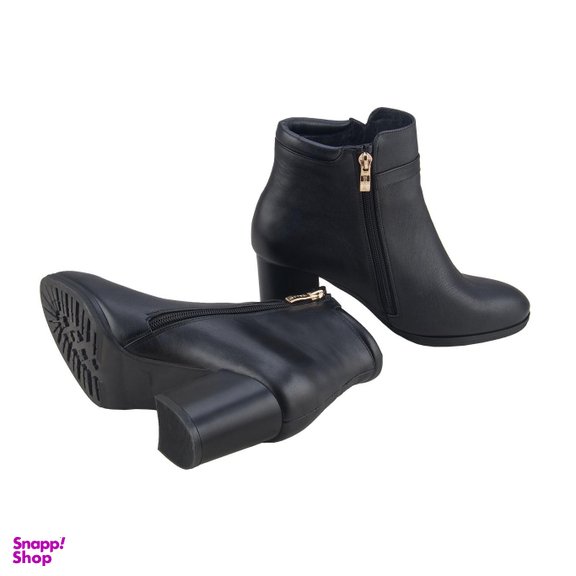 نیم بوت زنانه سانتورینی رنگ مشکی