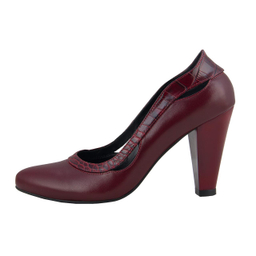 کفش زنانه هیلاری رنگ زرشکی