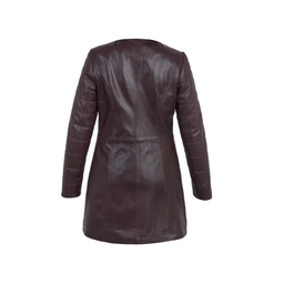 پالتو زنانه گیلدا رنگ زرشکی