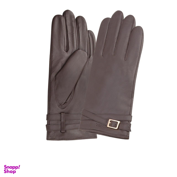دستکش زنانه گیتا رنگ قهوه ای تیره