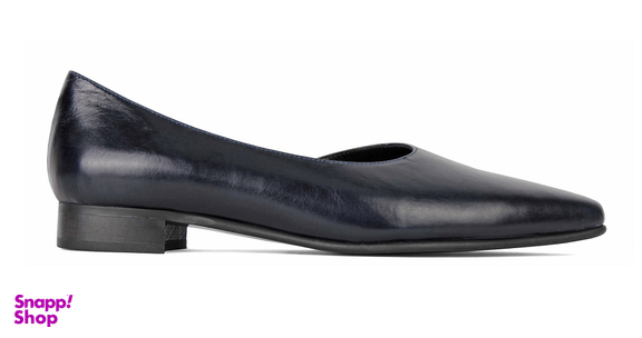 کفش زنانه نوک تیز بغل باز آبی آرتمن (Artman)