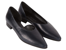 کفش زنانه نوک تیز بغل باز آبی آرتمن (Artman)