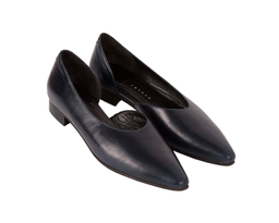 کفش زنانه نوک تیز بغل باز آبی آرتمن (Artman)