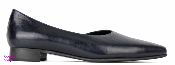 کفش زنانه نوک تیز بغل باز آبی آرتمن (Artman)