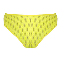 شورت زنانه اسلیپ (Slip) طرح نقطه مدل RG-INL 144 رنگ زرد
