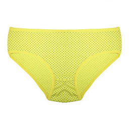 شورت زنانه اسلیپ (Slip) طرح نقطه مدل RG-INL 144 رنگ زرد