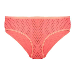 شورت زنانه اسلیپ (Slip) طرح نقطه مدل RG-INL 143 رنگ گلبهی
