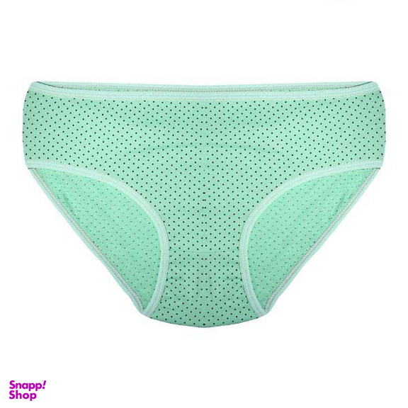 شورت زنانه اسلیپ (Slip) طرح نقطه مدل RG-INL 141 رنگ فیروزه ای