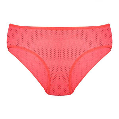شورت زنانه اسلیپ (Slip) طرح نقطه مدل RG-INL 140 رنگ قرمز