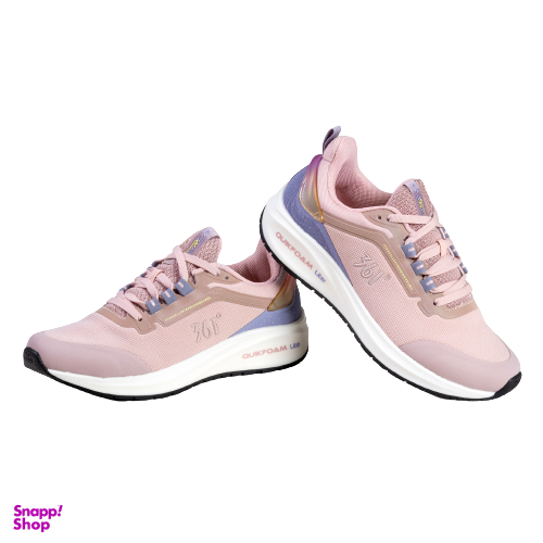 کفش حرفه ای زنانه مخصوص دویدن و پیاده روی طولانی مدت (361) مدل 582032221-2 رنگ صورتی طوسی