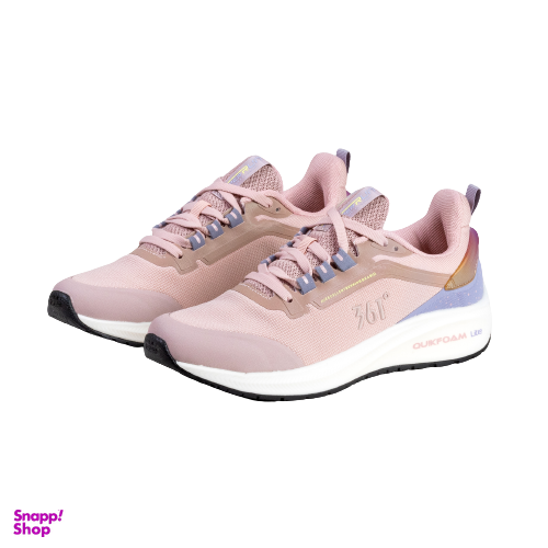 کفش حرفه ای زنانه مخصوص دویدن و پیاده روی طولانی مدت (361) مدل 582032221-2 رنگ صورتی طوسی