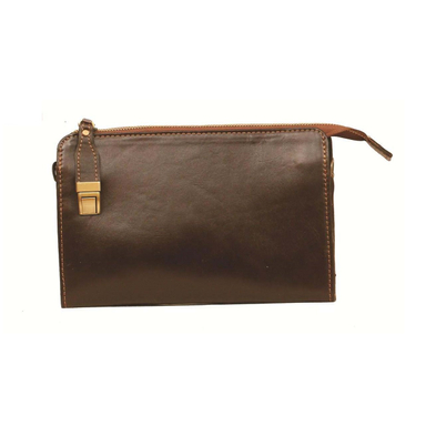 کیف دستی چرم طبیعی چرم ما مدل قفل ناخنی کد 529000