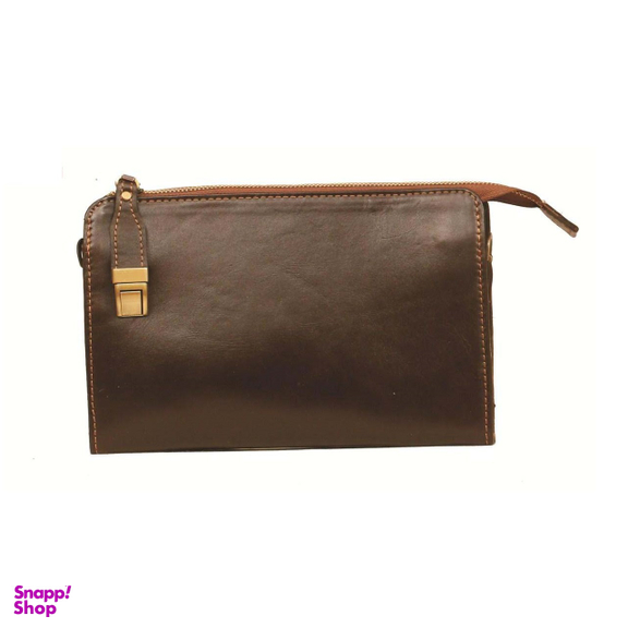 کیف دستی چرم طبیعی چرم ما مدل قفل ناخنی کد 529000