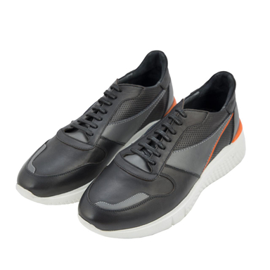 کفش مردانه سانتیاگو رنگ مشکی طوسی