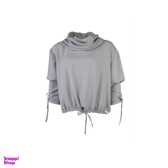 تاپ ریشه دار رنگ طوسی