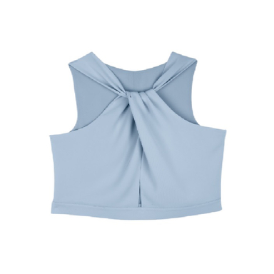 تاپ کراپ کرپ رنگ طوسی