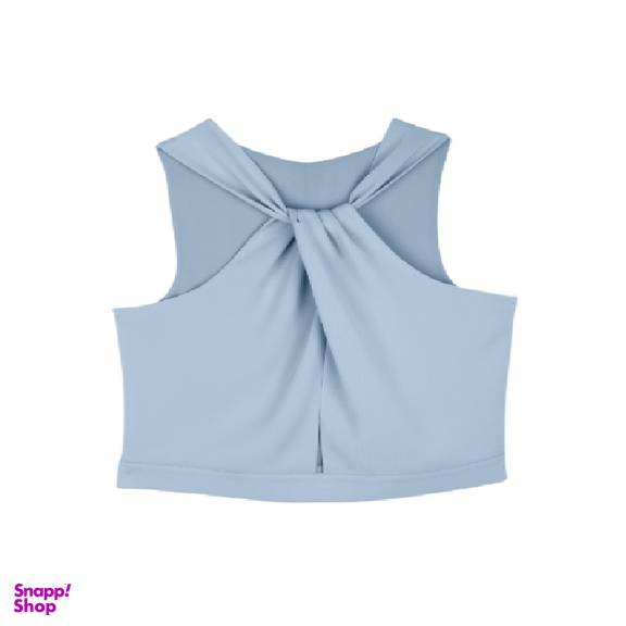 تاپ کراپ کرپ رنگ طوسی