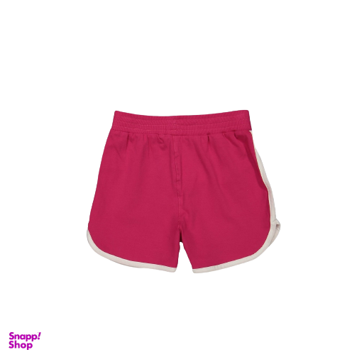 ست تاپ و شلوارک دخترانه چاپ پروانه رنگ ارغوانی