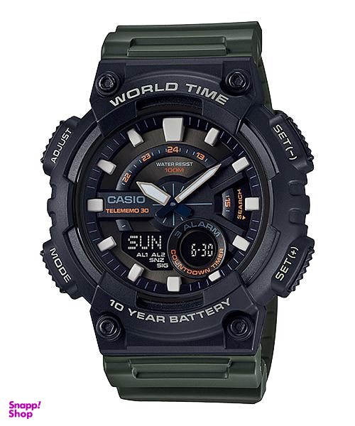 ساعت مچی مردانه کاسیو (Casio) مدل CASIO – AEQ-110W-3A