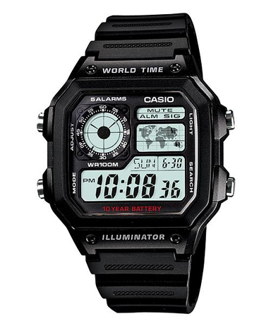 ساعت مچی مردانه کاسیو (Casio) مدل CASIO – AE-1200WH-1A