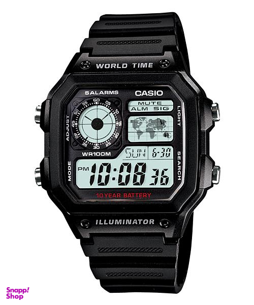 ساعت مچی مردانه کاسیو (Casio) مدل CASIO – AE-1200WH-1A