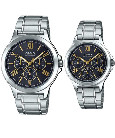 ست ساعت کاسیو (Casio) LTP-V300D-1A2 و CASIO -MTP-V300D-1A2