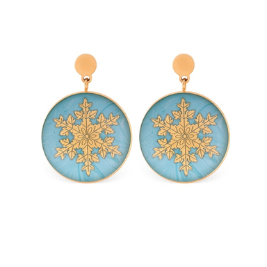 گوشواره زنانه زرسام (Zarsam) مدل زمستان سری مانی کلاسیک