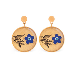 گوشواره زنانه زرسام (Zarsam) سری مانی کلاسیک مدل چشم نظر