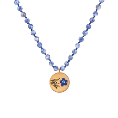 گردنبند زنانه زرسام (Zarsam) سری مانی کلاسیک مدل چشم نظر