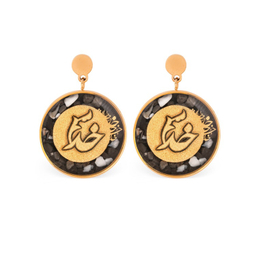 گوشواره زنانه زرسام مدل خدا سری کلاسیک