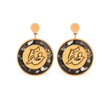 گوشواره زنانه زرسام مدل خدا سری کلاسیک