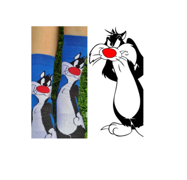 جوراب ساقدار زنانه ملورین (Melorin) طرح سیلوستر