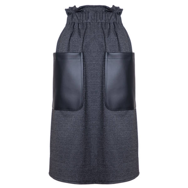 دامن زنانه کلوتو مدل JUPO رنگ طوسی سایز فری (38-42)