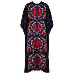 مانتو زنانه کلوتو مدل TUBA رنگ مشکی سایز فری (38-44)