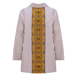 ست کت و شلوار زنانه کلوتو مدل MADDOX cRm رنگ یاسی سایز فری (38-42)