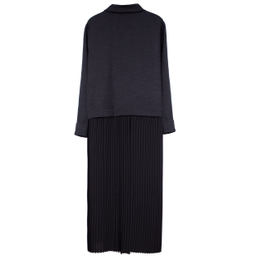 مانتو زنانه کلوتو مدل LO-BL-33 رنگ مشکی سایز فری (44-46)