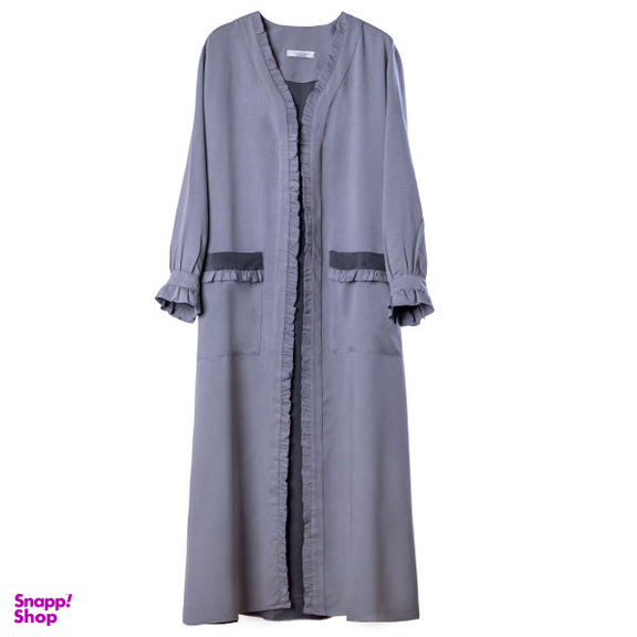 مانتو زنانه کلوتو مدل تِنو کد 1 رنگ طوسی سایز فری (42-46)