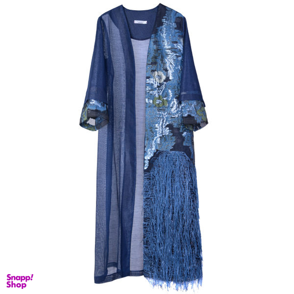 مانتو زنانه کلوتو مدل SHM-BL-0006 رنگ آبی سایز فری (36-42)