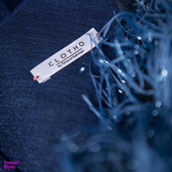 مانتو زنانه کلوتو مدل SHM-BL-0006 رنگ آبی سایز فری (36-42)